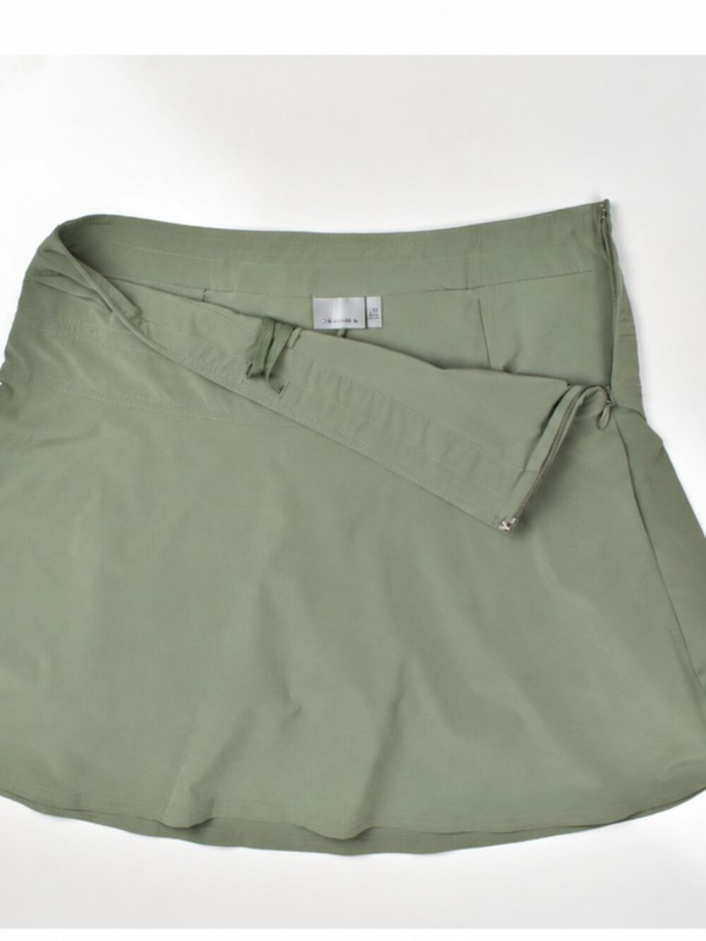 Athleta Everyday Skort Skirt Olive Green - 12 - Picture 2 of 5